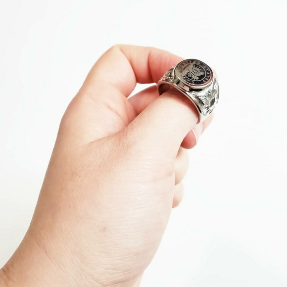 Stainless Steel U.S. Marine Signet - Picture 3 of 7